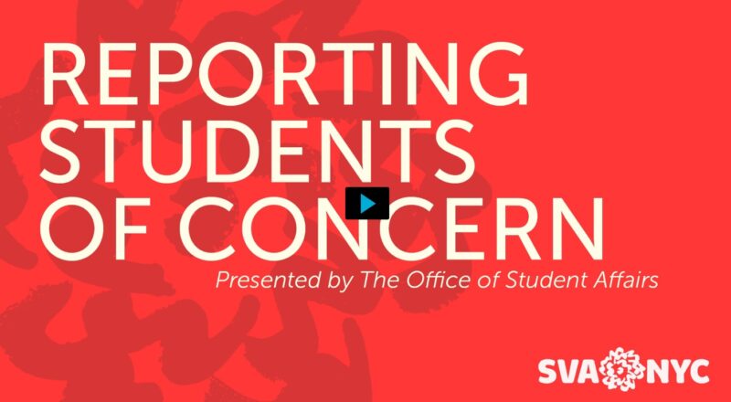 Reporting Students of Concern — click to watch video
