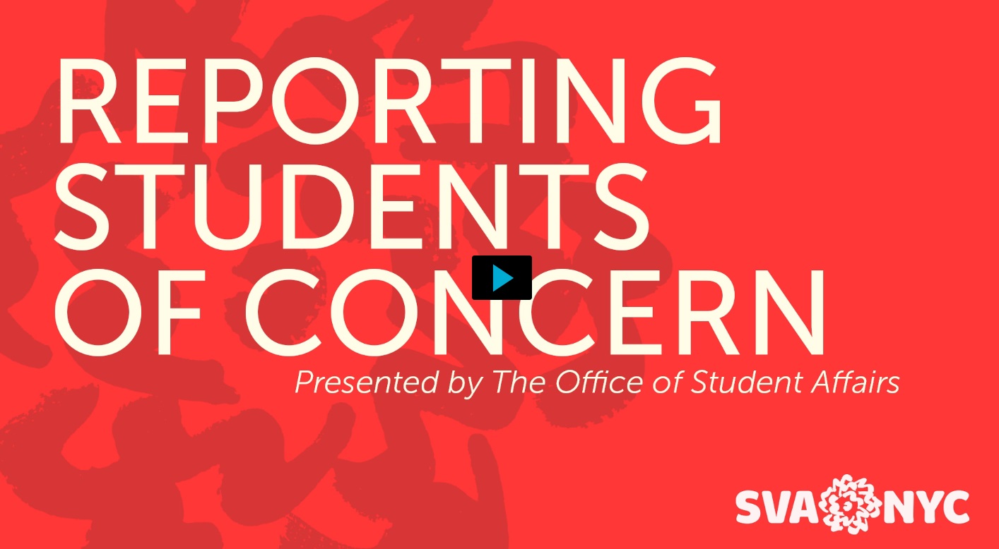 Reporting Students of Concern video